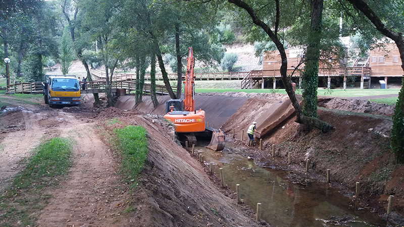 Estabilização de margens